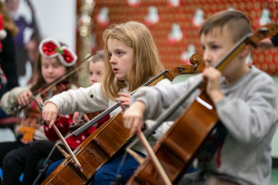 Stirling Council proposes cutting £250,000 from its budget for school music lessons. Image: Kenny Smith/DC Thomson