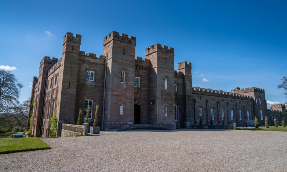 Exterior of Scone Palace.