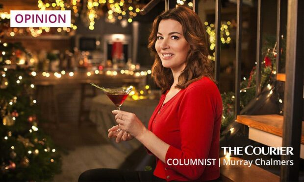 Nigella, domestic goddess and Murray's introduction to the power of positive thinking. Photo: BBC/Robin Fox.
