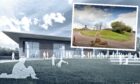 The Monifieth community hub is to be built at the Blue Seaway park.