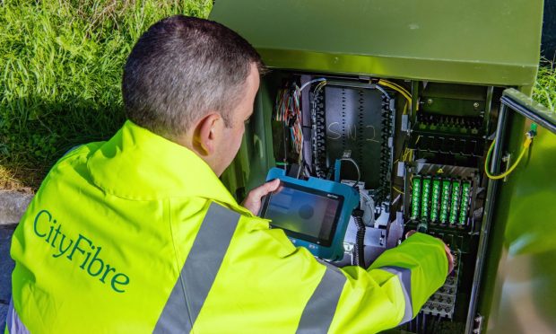 The CityFibre works in Dundee are expected to continue into 2024.