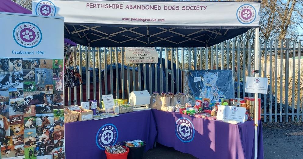 Perthshire Abandoned Dogs Society stall