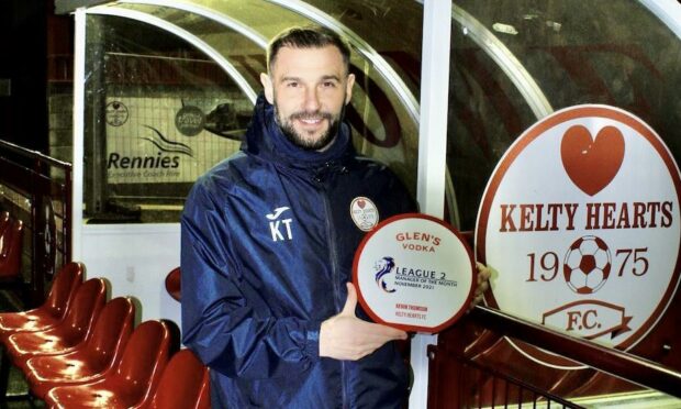 Thomson won November manager of the month