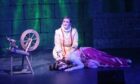 Emily Easton as Prince Orlando and Terri Milne as Princess Aurora in Thomson-Leng Musical Society's panto, Sleeping Beauty, at the Gardyne.