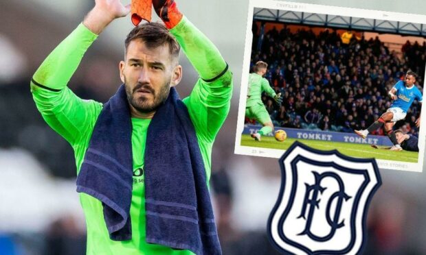 Dundee goalkeeper Adam Legzdins.