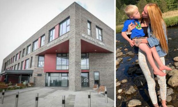 Lynsey Macnamara's son Jamie attends Quarryview Nursery at Dundee's North East Campus.