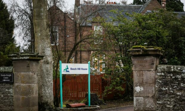 There are fears for the future of Beech Hill House in Forfar. Pic: Mhairi Edwards/DCT Media