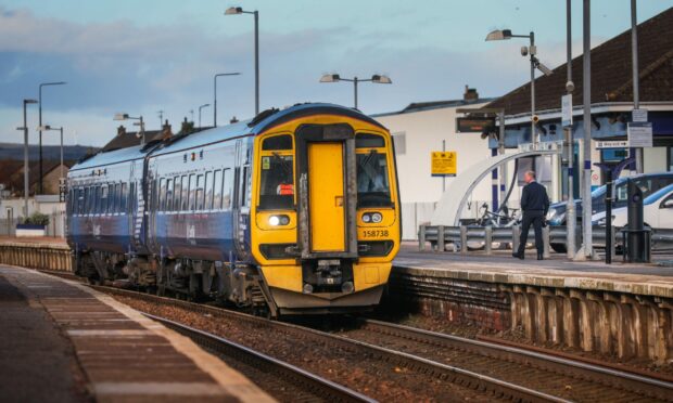 Montrose railway station.