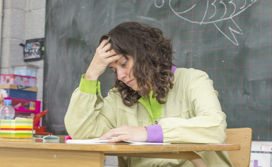 Stressed teacher - teachers' workload survey