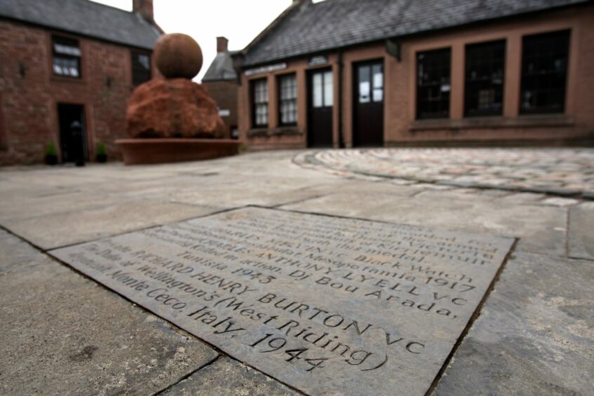 Kirre VC memorial slab