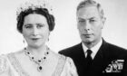 King George VI and Queen Elizabeth commemorating their 25th wedding anniversary.
