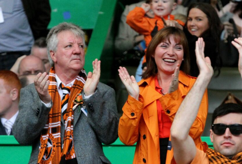 Moving back to Dundee would enable Lorraine and husband Steve to attend more United games. 