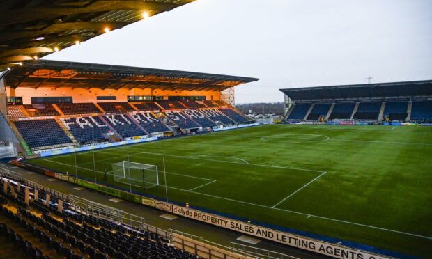 The Falkirk Stadium, pictured, hosted the friendly