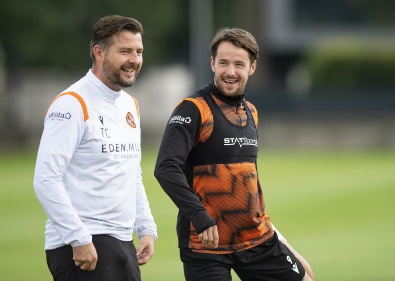 Marc McNulty has struck up a good rapport with Dundee United boss Tam Courts