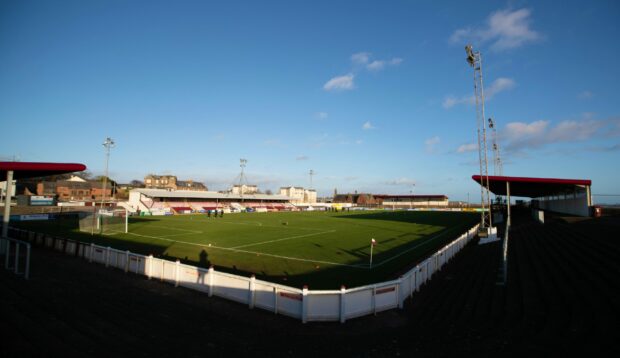 Arbroath will host Hibs at Gayfield in the Scottish Cup.