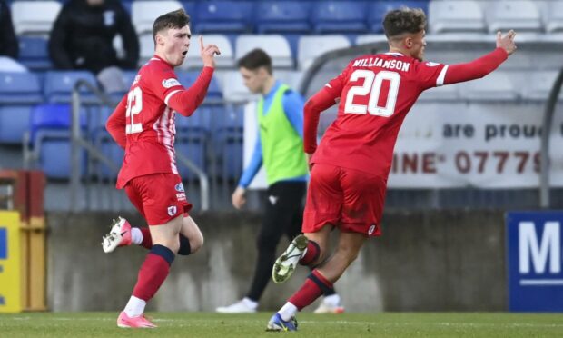 Ethan Ross celebrates his stunner