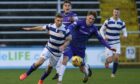 Allan battles during Dunfermline dire 5-0 defeat at Morton