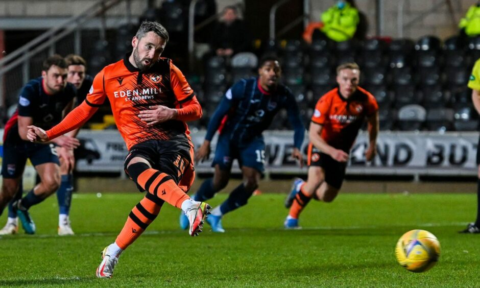 Nicky Clark draws Dundee United against Ross County in January.