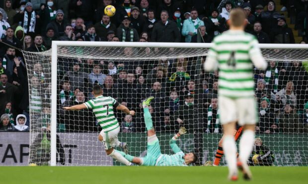 Benjamin Siegrist made a series of stunning saves at Celtic Park.