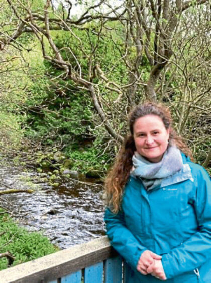 Dr Josie Geris, who led the beaver study at Aberdeen University.