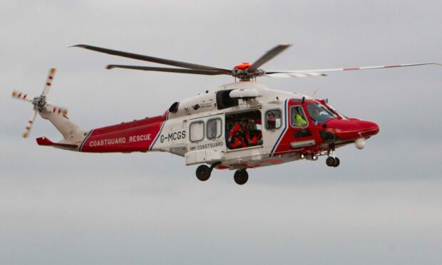 A coastguard helicopter has been called to St Andrews.