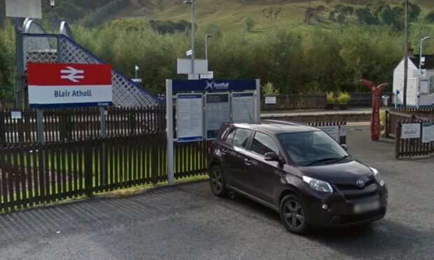 Blair Atholl station.