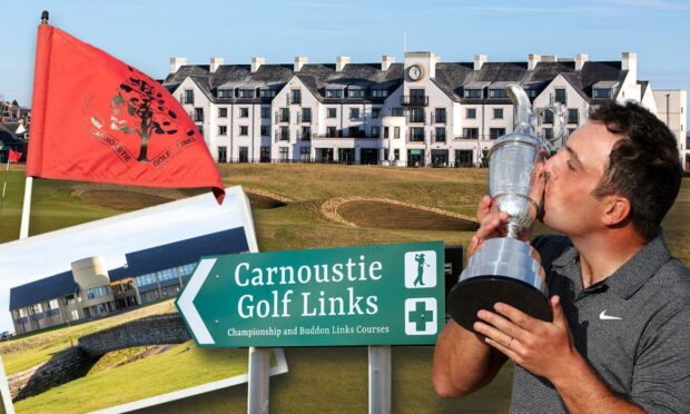 Highly offensive grafitti has been spray painted at courses at Carnoustie Links