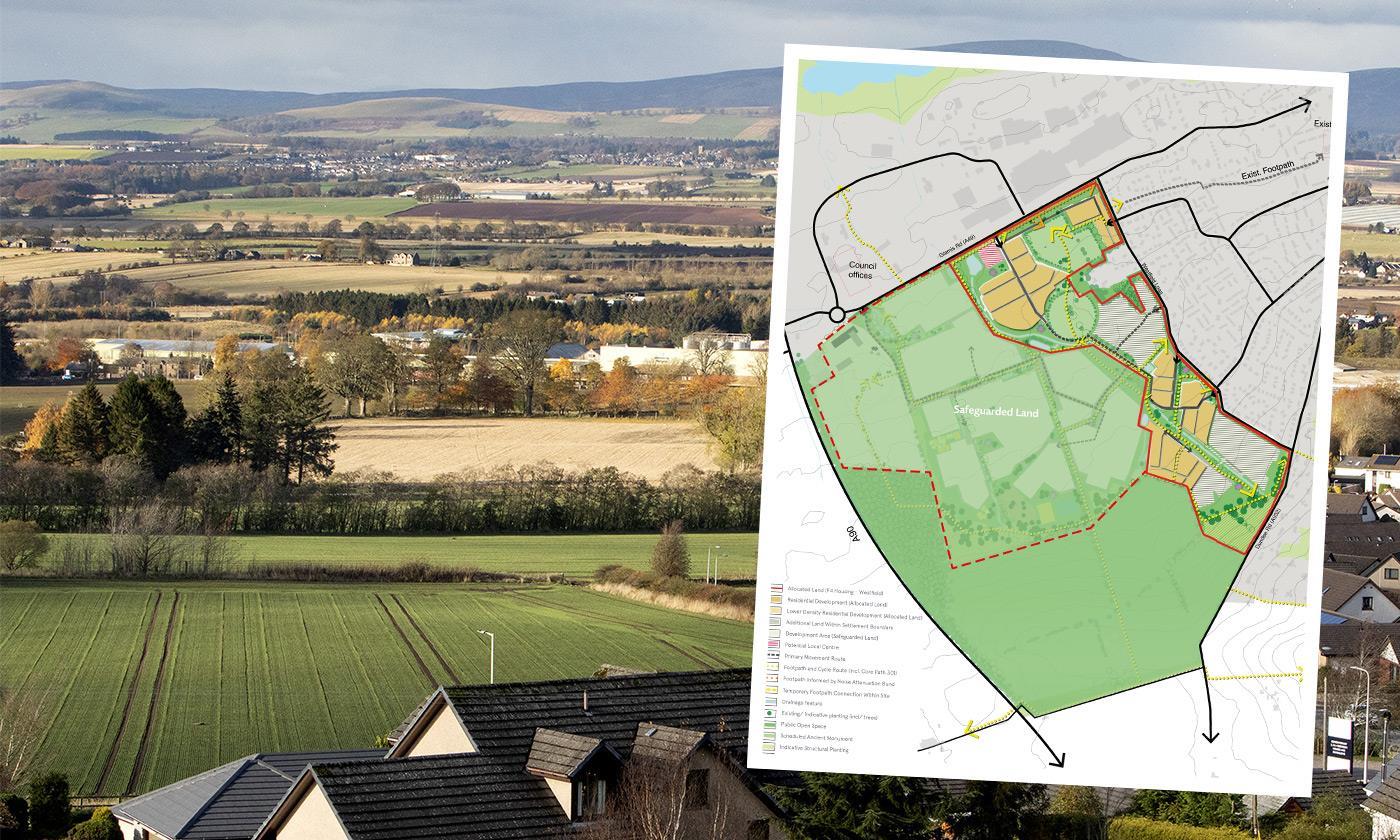 Developers reveal masterplan for 300 new Forfar homes