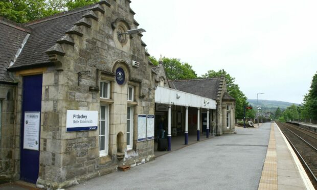 Services through Pitlochry were affected.