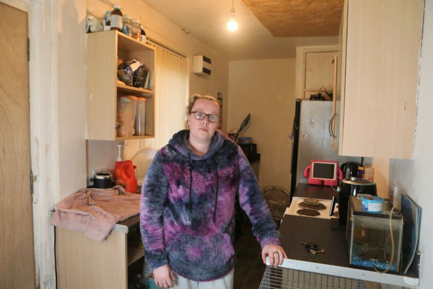 Robyn in the kitchen of her Kirkton home.