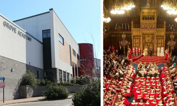 Students at Grove Academy will have the opportunity to influence the work of the House of Lords.