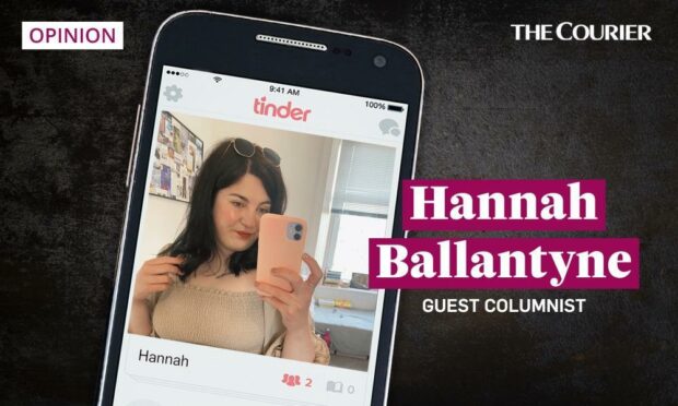 Hannah Ballantyne wasn't sure what she was looking for when she went on Tinder but it wasn't to feel bad about her appearance.