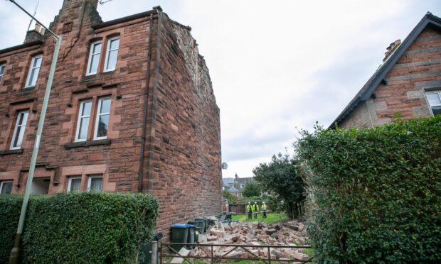 Chimney collapse