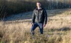 Farmer Guthrie Batchelor at the Duntrune site which is now back at the centre of a Court of Session action. Image: Kim Cessford/DC Thomson
