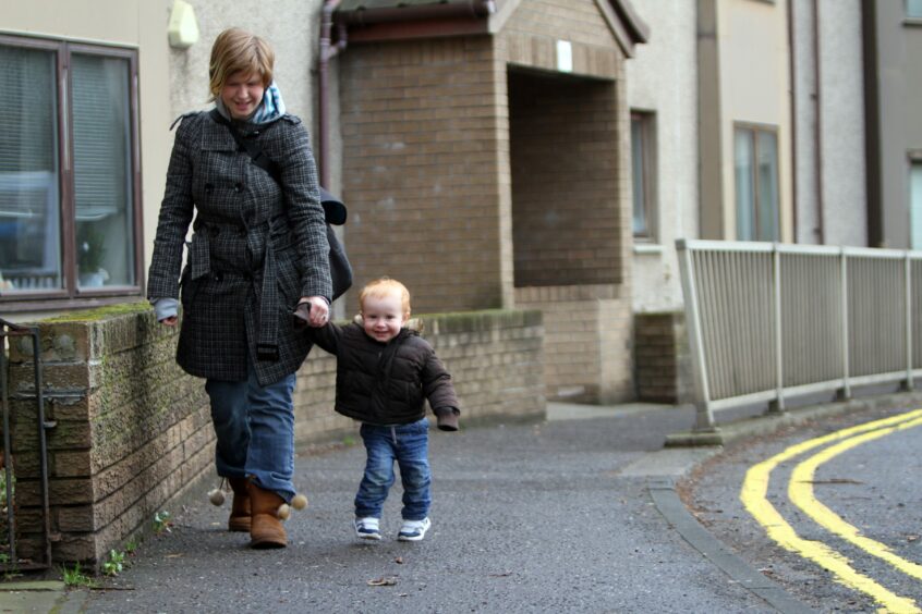 Shauna Gauntlett, and son Jacob