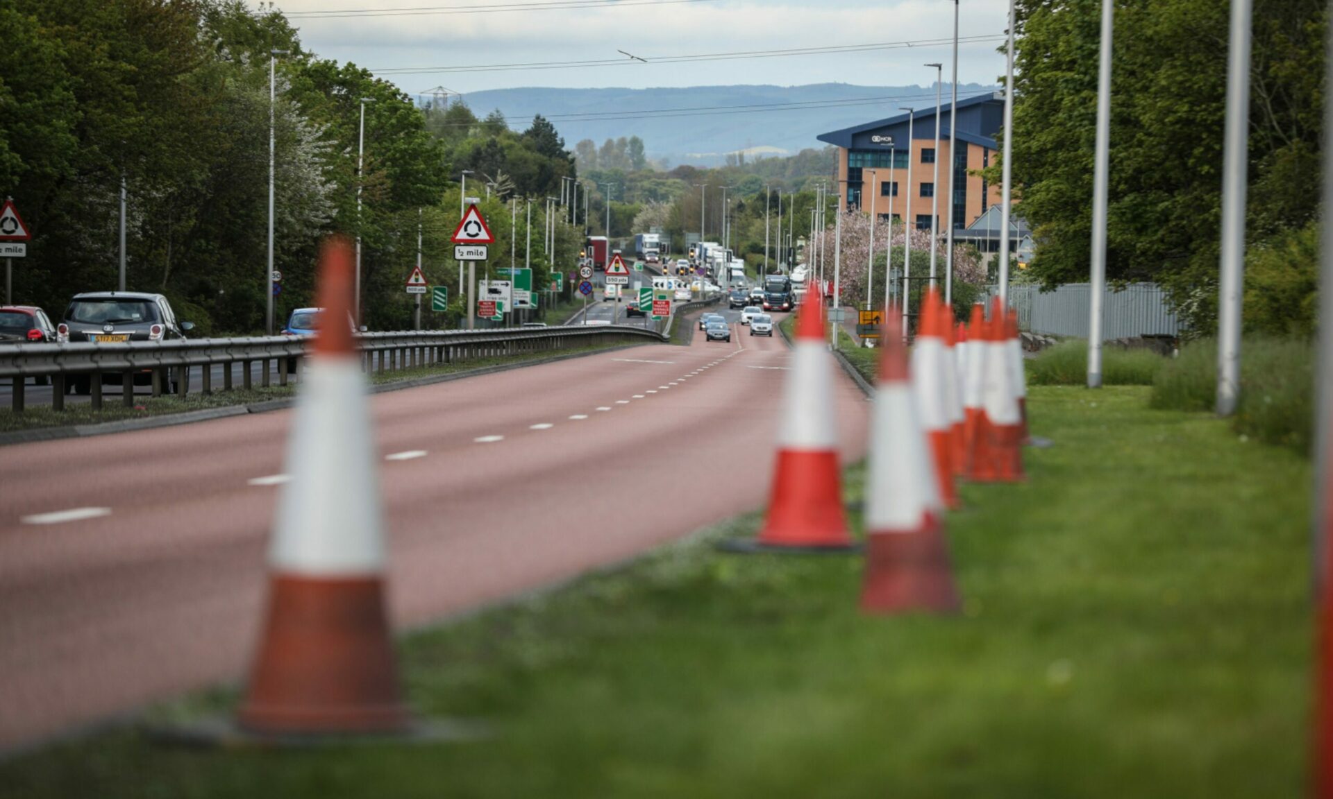 Dundee Kingsway roadworks Drivers face diversions at Myrekirk this week