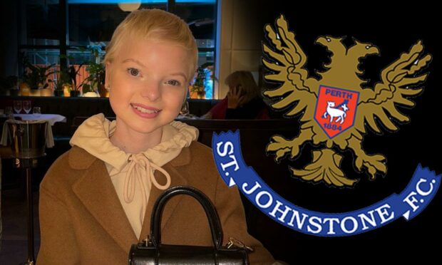 Lily Douglas and St Johnstone FC logo.