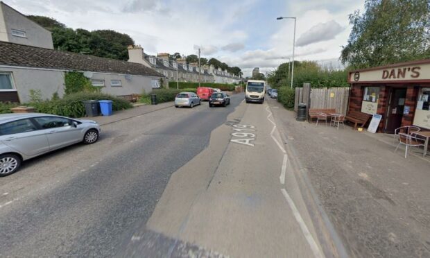 The crash happened on Main Street, Guardbridge.