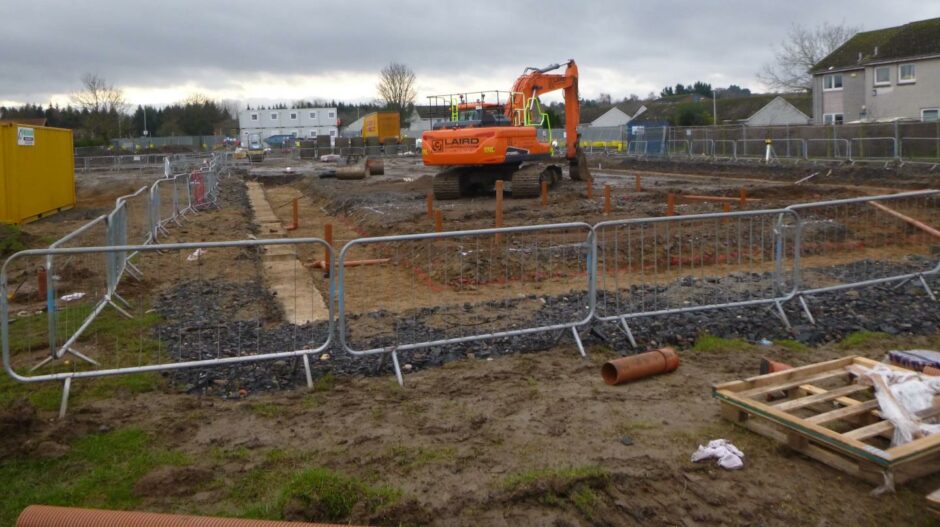 Groundwork is being carried out for the new Riverside Primary School