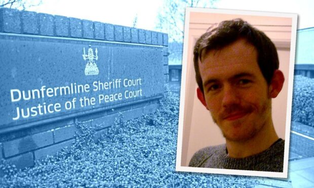 Ruaridh Swanson appeared at Dunfermline Sheriff Court