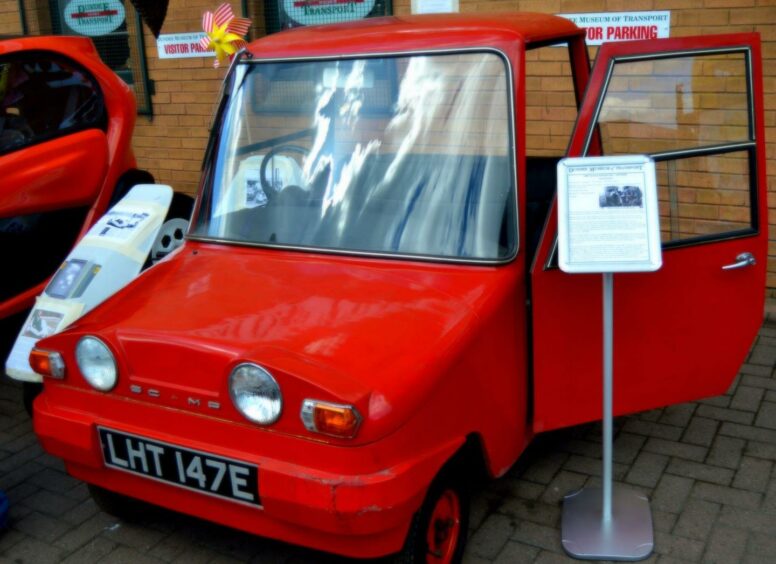 The Scottish Aviation SCAMP an electric city car designed between 1964 and 1966.