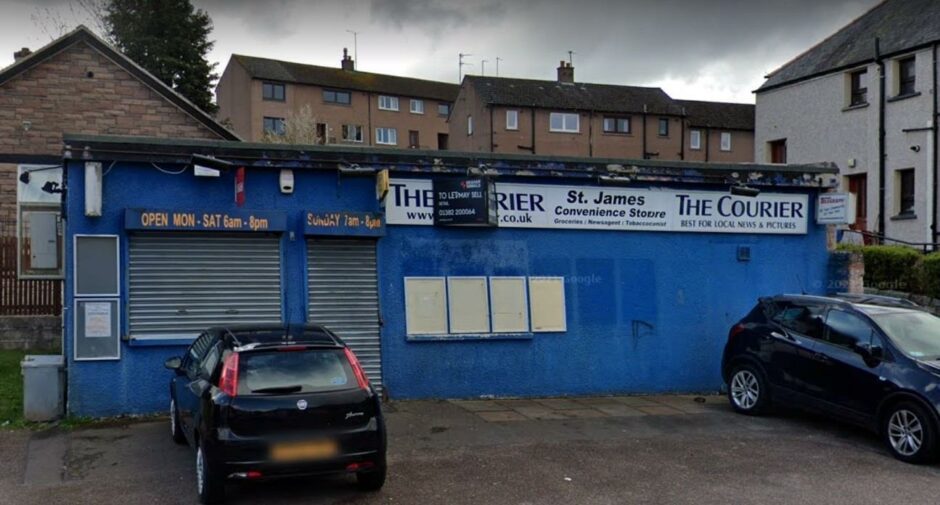 The St James Road shop has been empty for some time