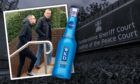 Reece and Lester Thomson, blue WKD, Dunfermline Sheriff Court
