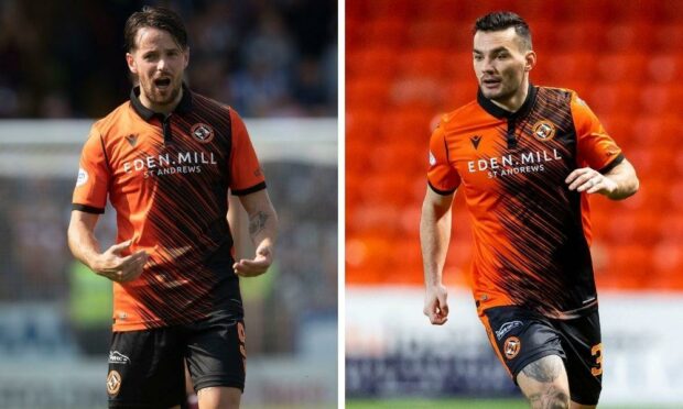 Marc McNulty (left) hopes to form a solid strike partnership with Tony Watt. Supplied by SNS