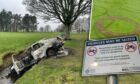 Golfers at Dundee's Caird Park golf course have said warning signs are a ' joke'.