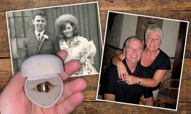 Norma Easley is overjoyed to have her late husband John's wedding ring back