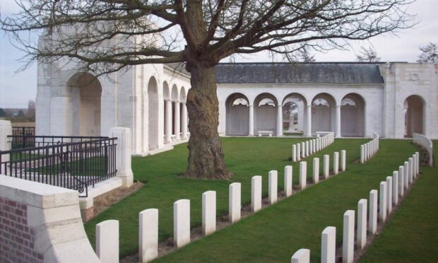 Le Touret Memorial, where both of the Black Watch soldiers are memorialised