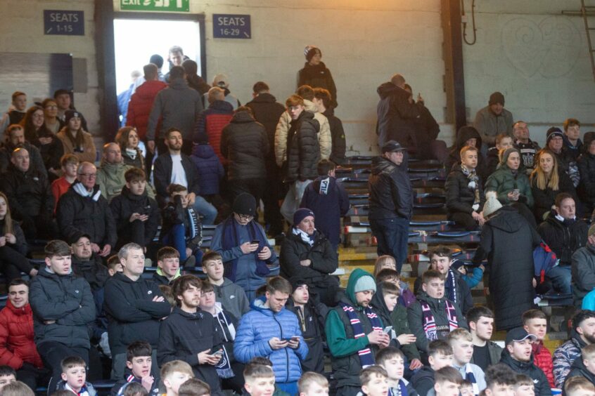 Dundee fans showed their anger by heading for the exits after just 18 minutes against Livingston earlier this season.