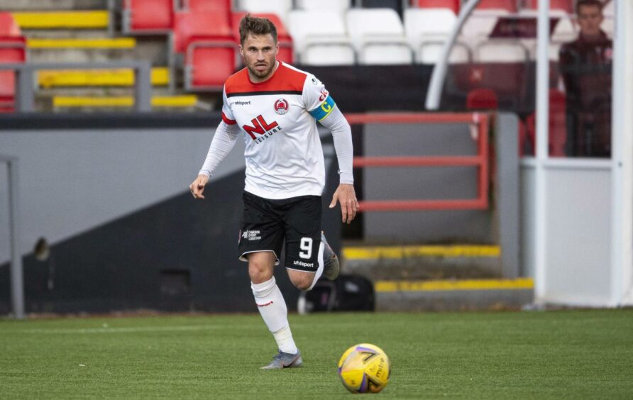 David Goodwillie during his time at Clyde.