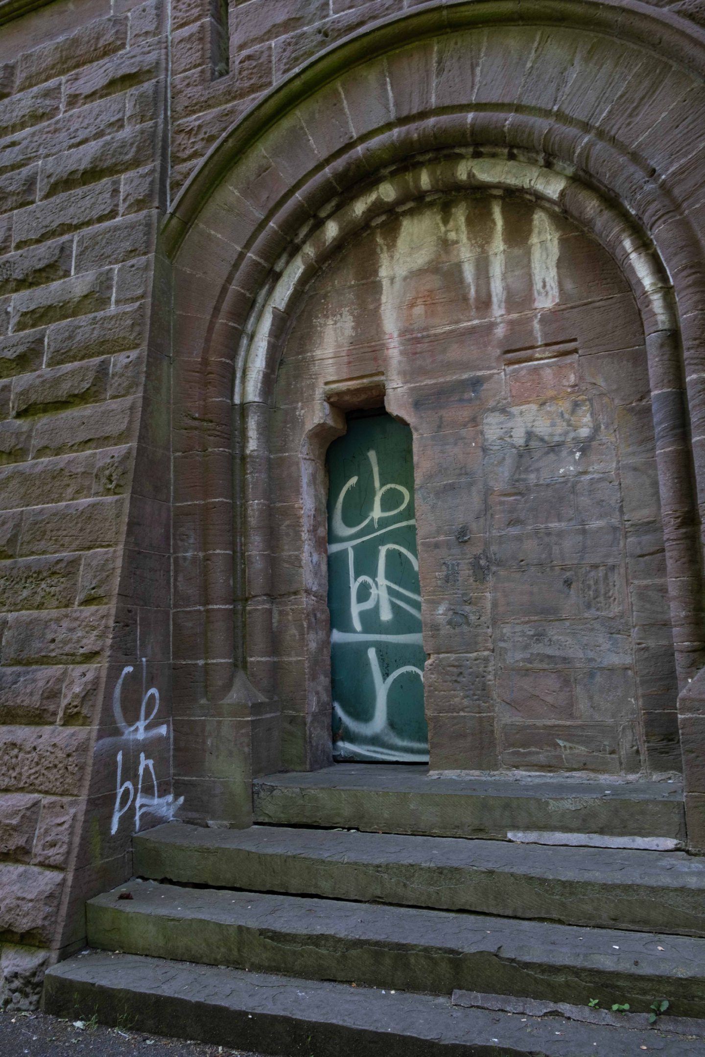 Vandals struck at Arbroath's historic Water Tower. Pic: Paul Reid.